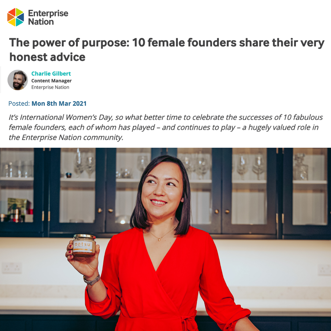 Sharing our startup story with Enterprise Nation for IWD